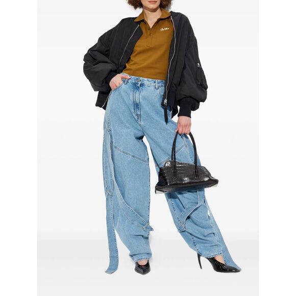 The Attico Black Jackets - Bomber Jackets Women